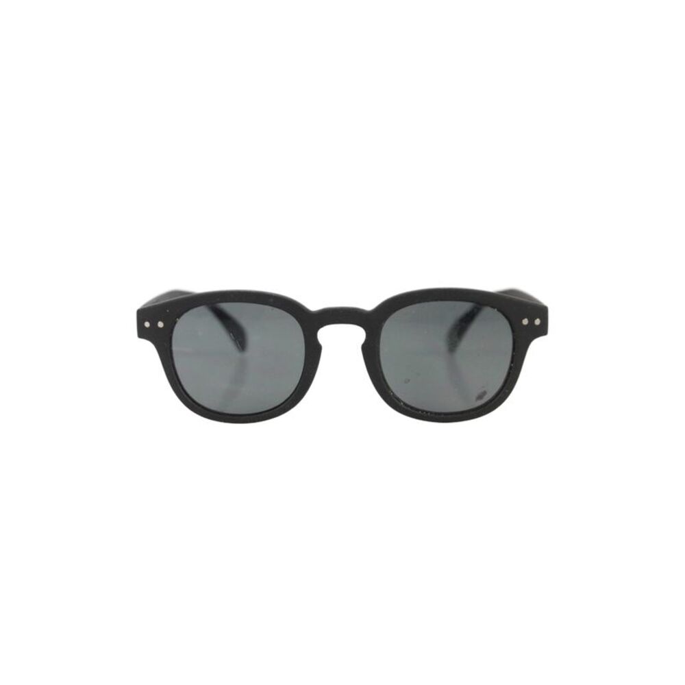 Izipizi Unisex Kids Retro Square Frame Sunglasses Black